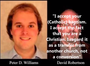 David Robertson Catholic Baptism